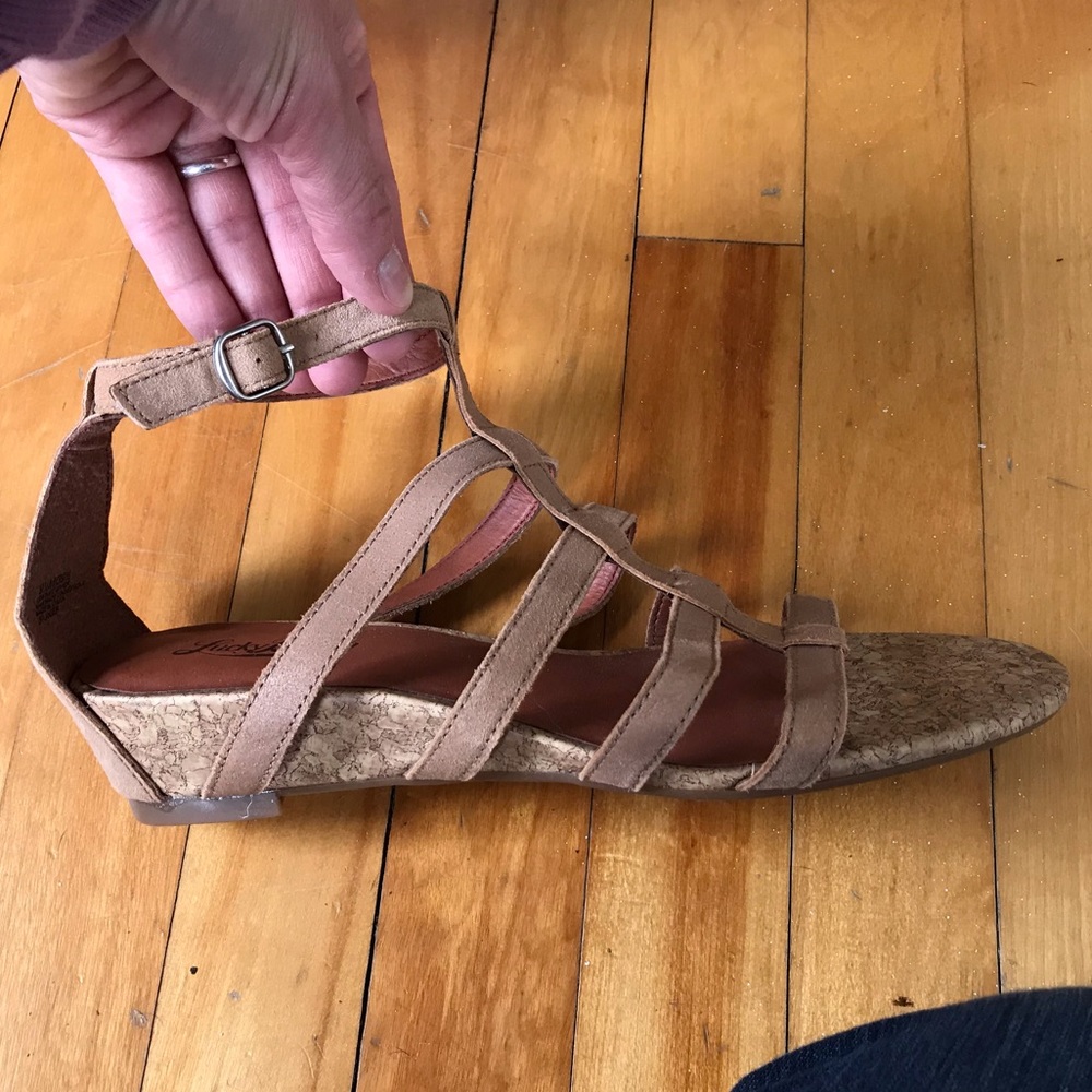 Lucky Brand Wedge Sandals women’s size 10